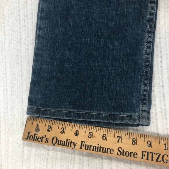 Chic Women's Dark Wash Denim Jeans Bootcut‎ Size 6 Average Everyday Casual - Picture 4 of 10